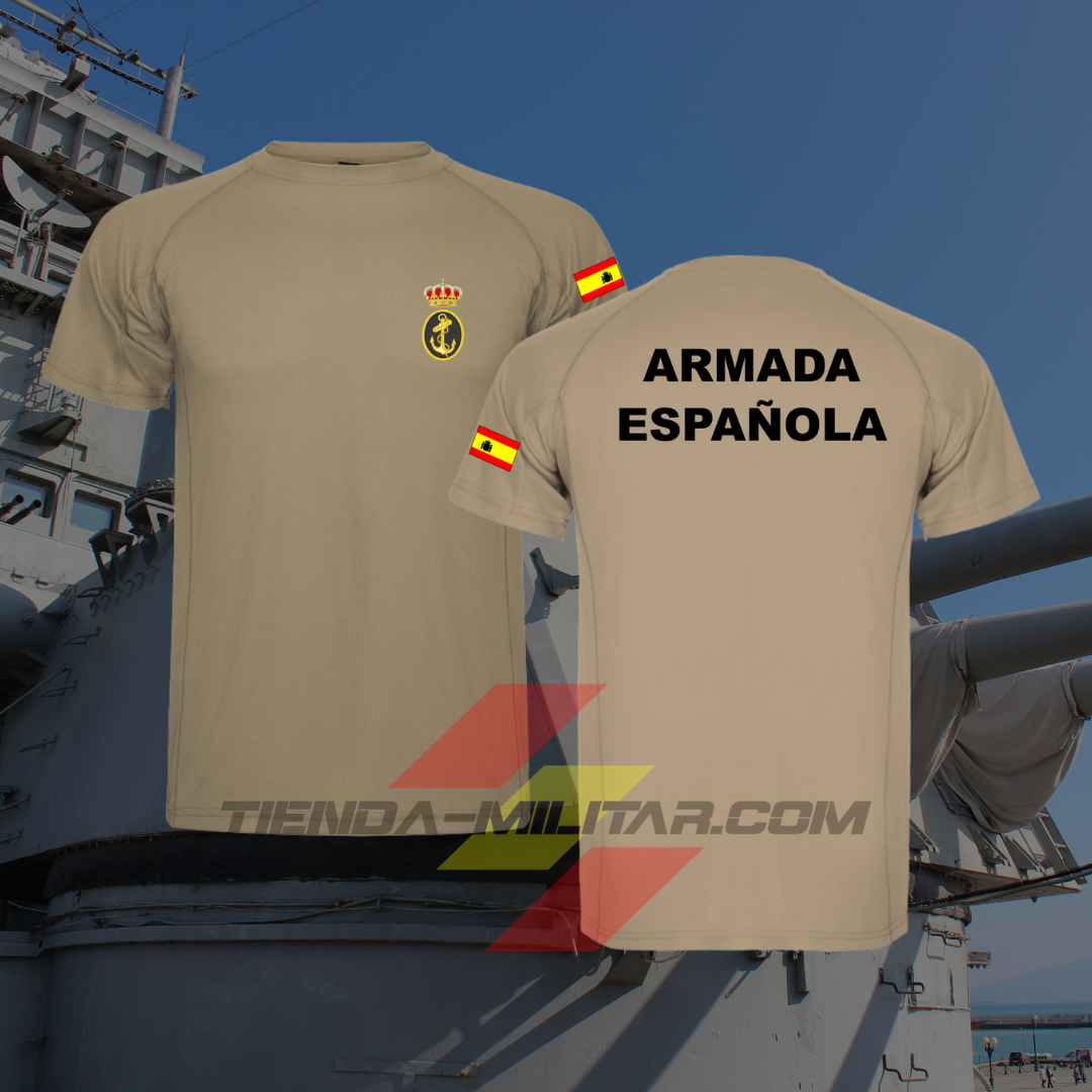 Camiseta Técnica de la ARMADA ESPAÑOLA - Tienda Militar