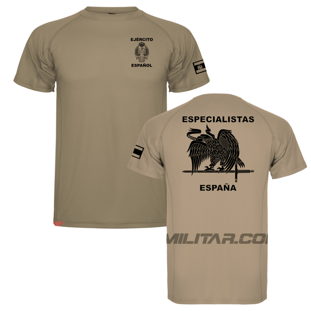 Camiseta militar Especialistas del Ejército Español