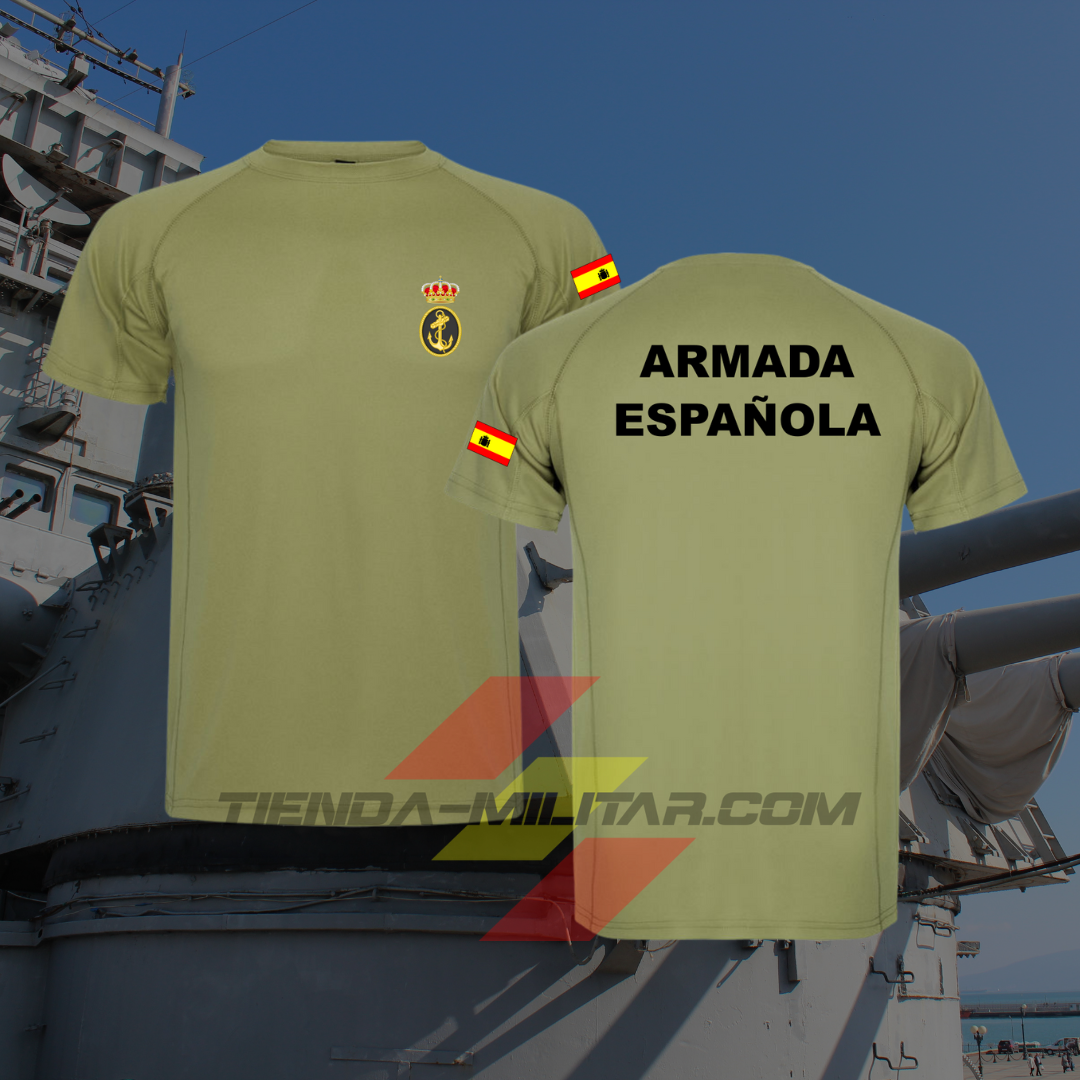 Camiseta Técnica de la ARMADA ESPAÑOLA - Tienda Militar