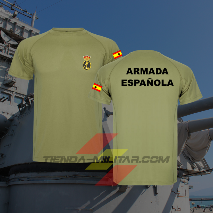 Camiseta Técnica de la ARMADA ESPAÑOLA - Tienda Militar