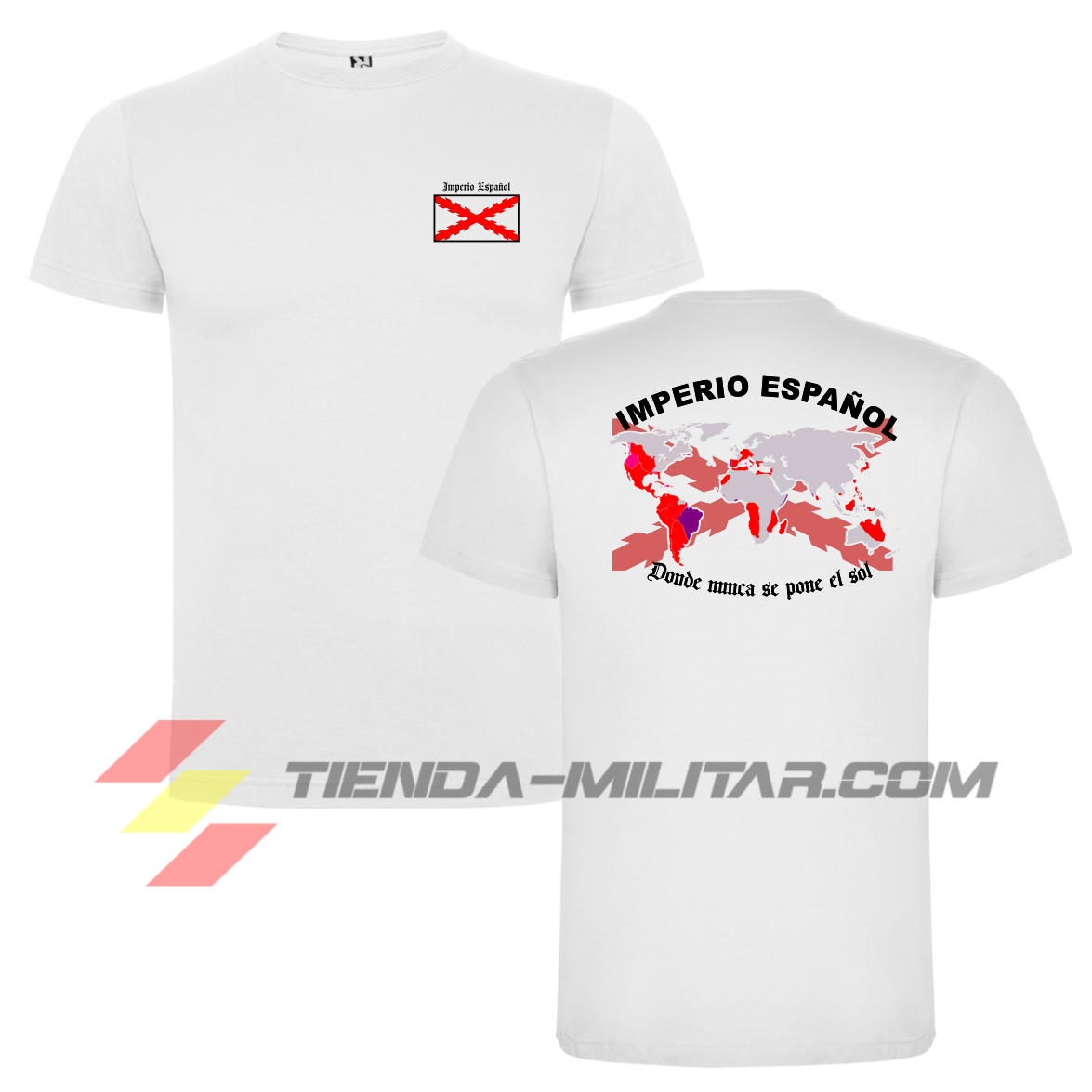 Camiseta de Algodon PREMIUM del IMPERIO ESPANOL Tienda Militar