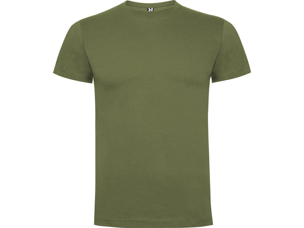 Camiseta para hombre de algodón en Verde Militar