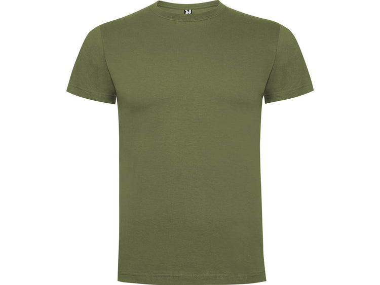 Camiseta para hombre de algodón en Verde Militar