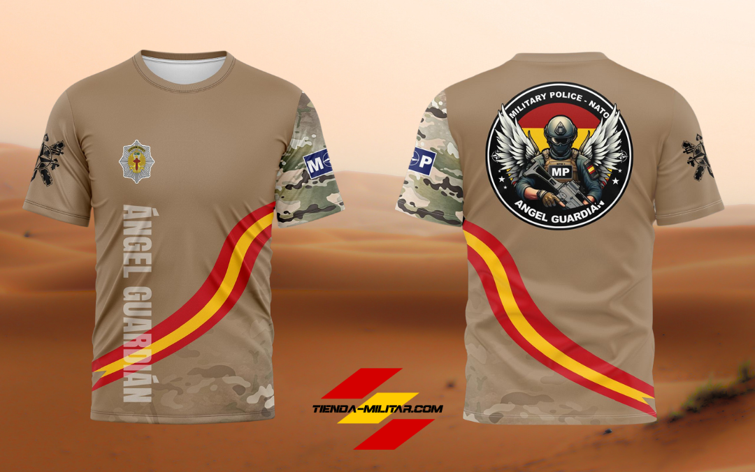 Camiseta técnica militar personalizable