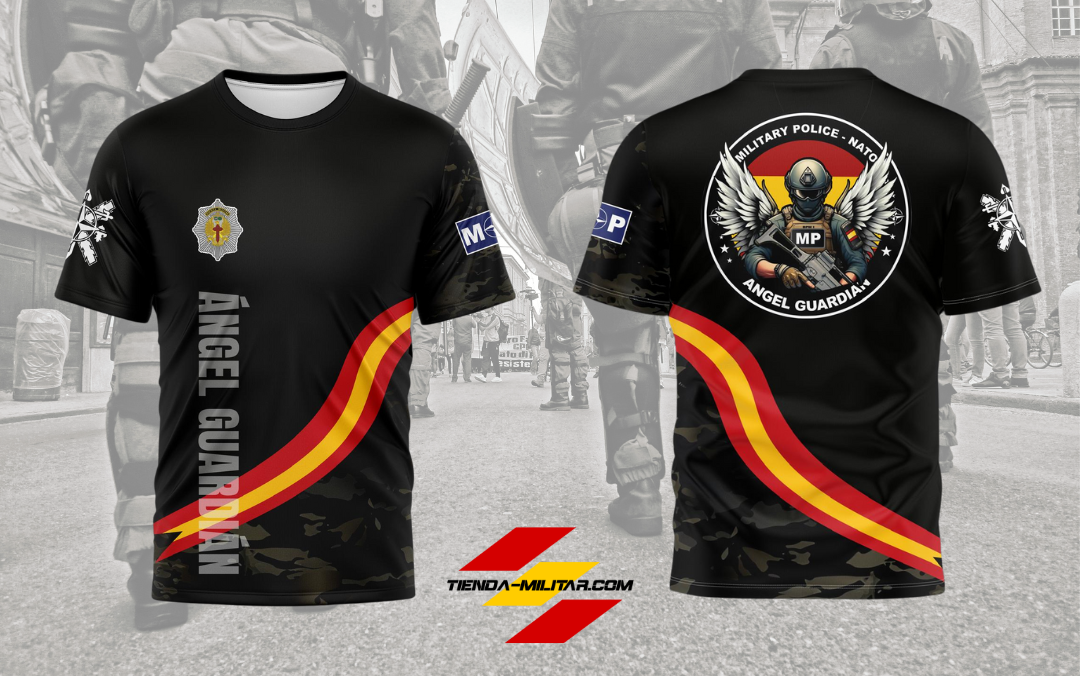 Camiseta técnica militar personalizable