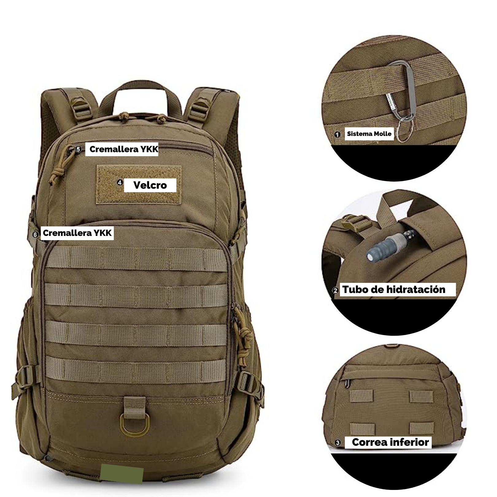 💧🎒 MOCHILA DE HIDRATACION MILITARES de Alta Calidad: Mantente hidratado en la acción - Tienda Militar