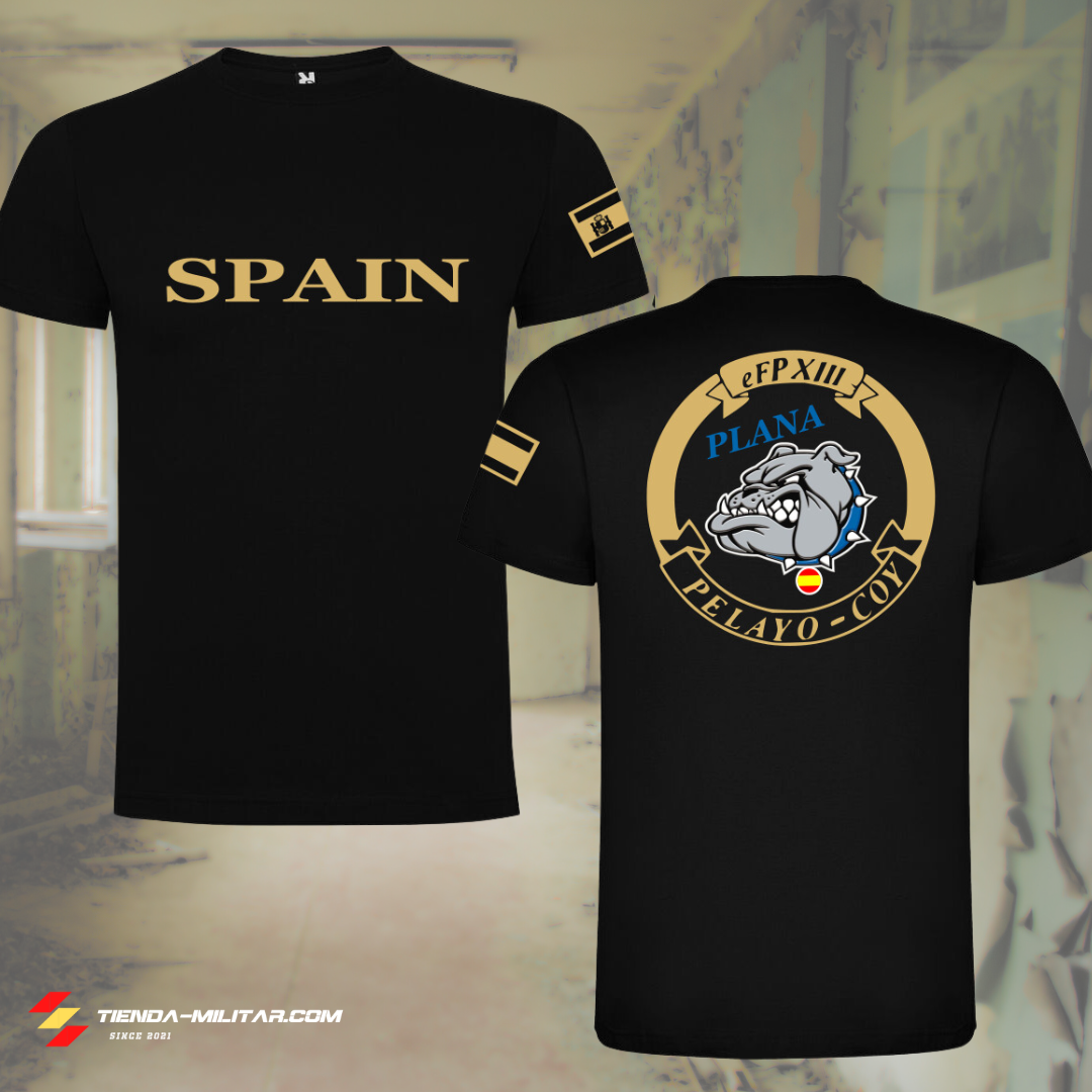 Camiseta militar personalizable algodón
