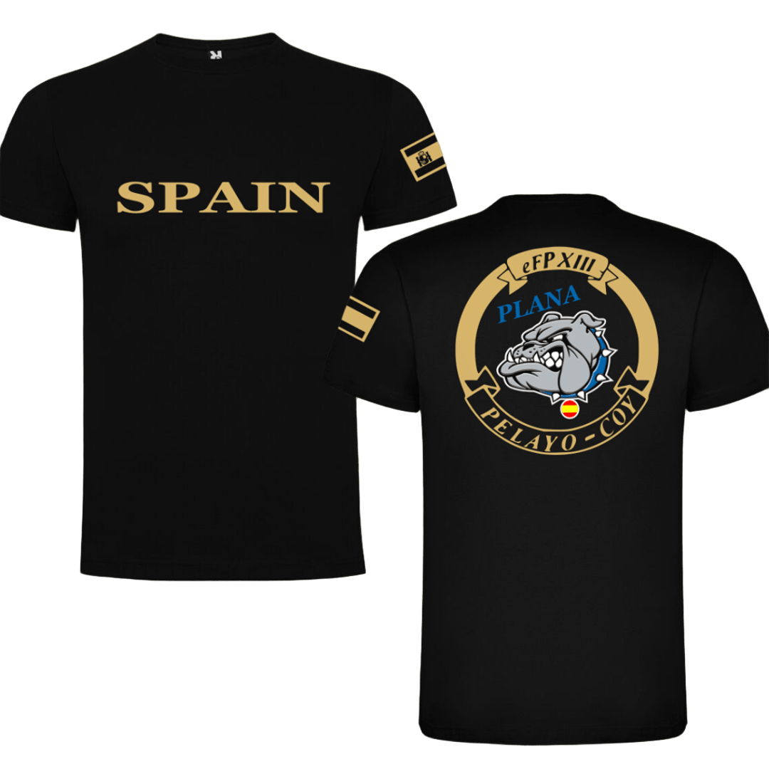 Camiseta militar personalizable algodón