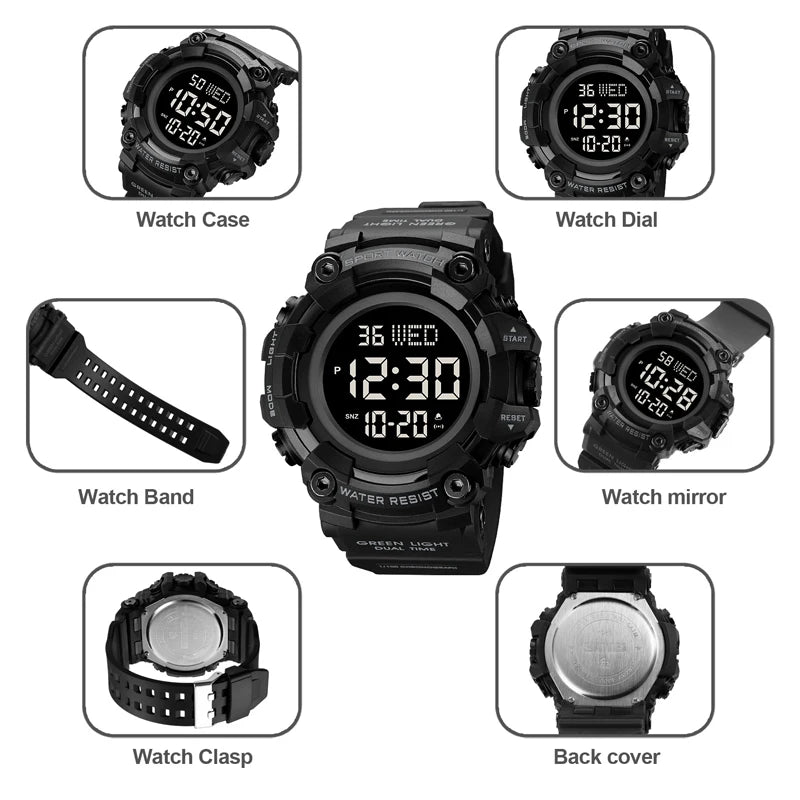 "Reloj Skmei Tactical ¡Domina el Tiempo Sin Romper el Bolsillo!" (Envío Gratis) - Tienda Militar