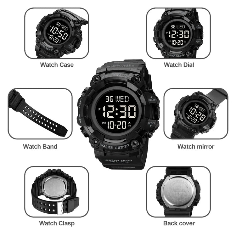 "Reloj Skmei Tactical ¡Domina el Tiempo Sin Romper el Bolsillo!" (Envío Gratis) - Tienda Militar