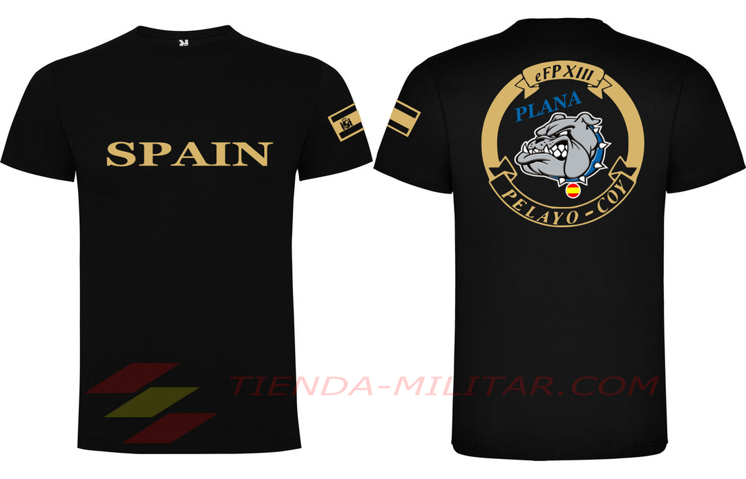 Camiseta técnica militar personalizable