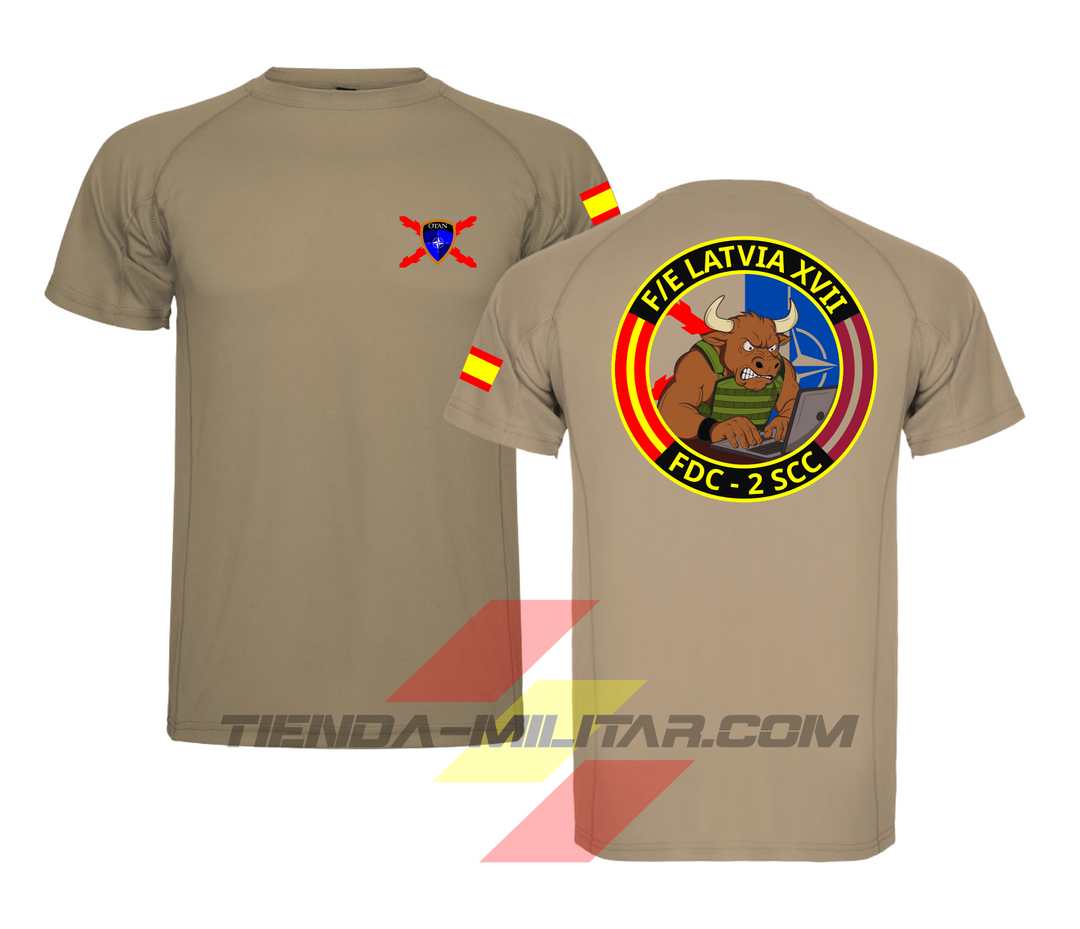 Camiseta técnica militar personalizable
