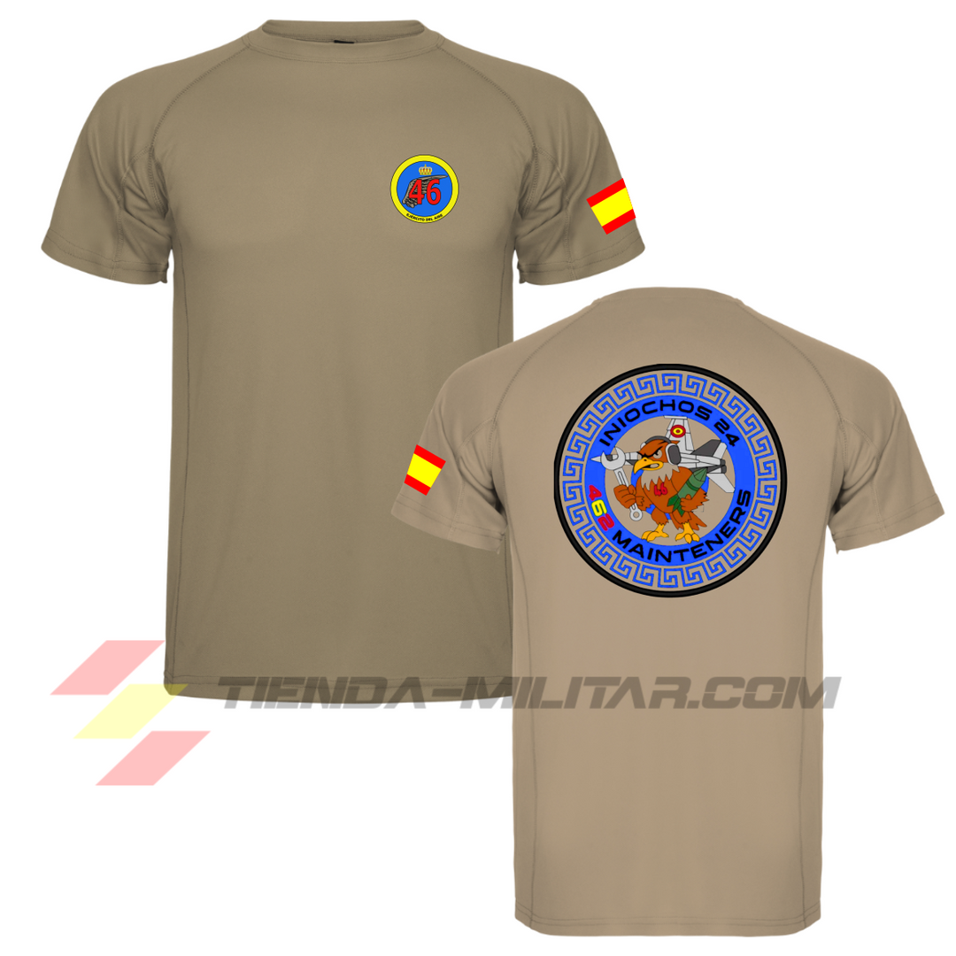 Camiseta técnica militar personalizable