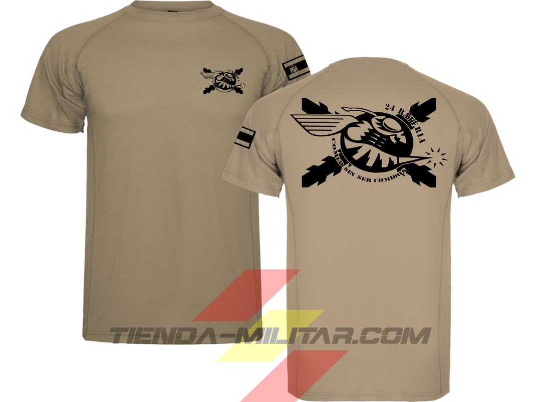 Camiseta técnica militar personalizable