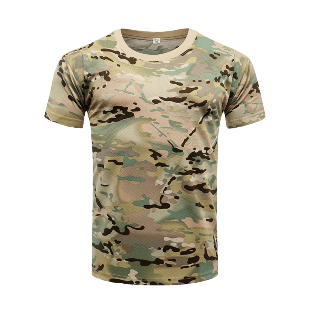 Camiseta estampado militar