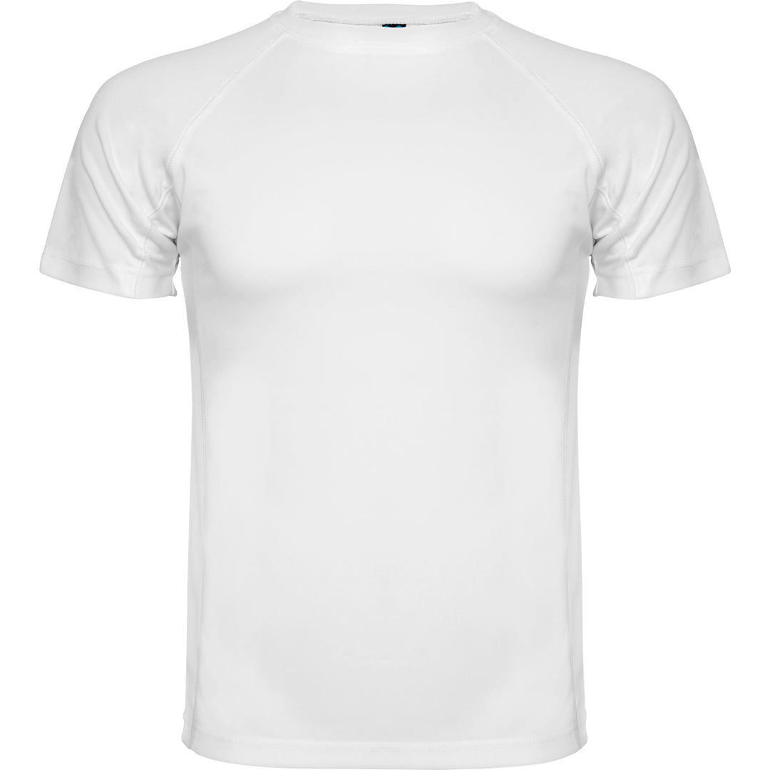 Camiseta técnica militar personalizada blanco delante