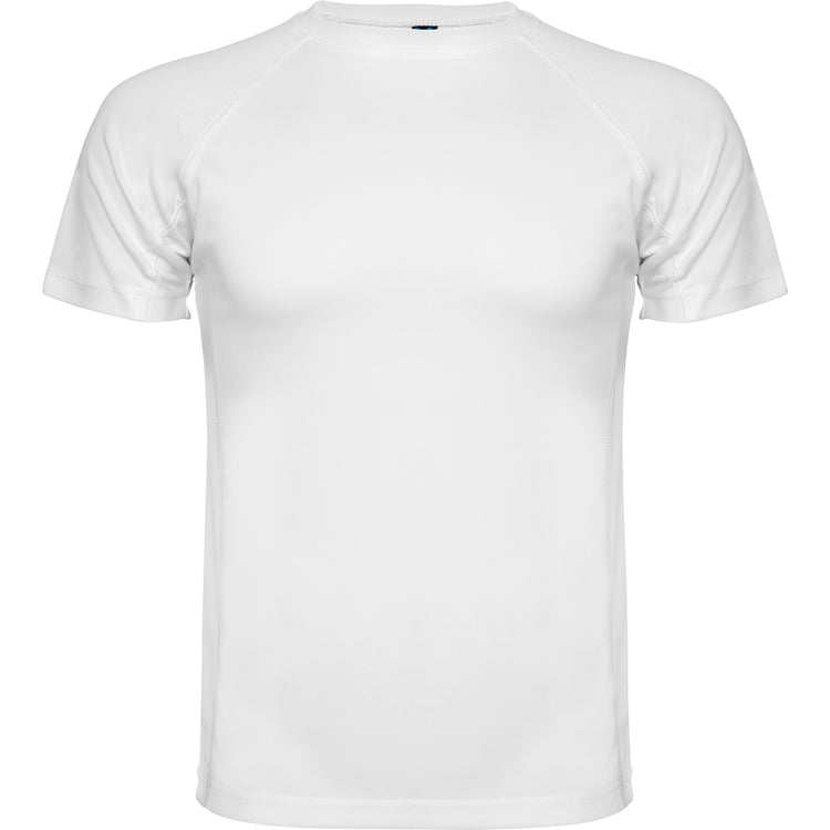 Camiseta técnica militar personalizada blanco delante