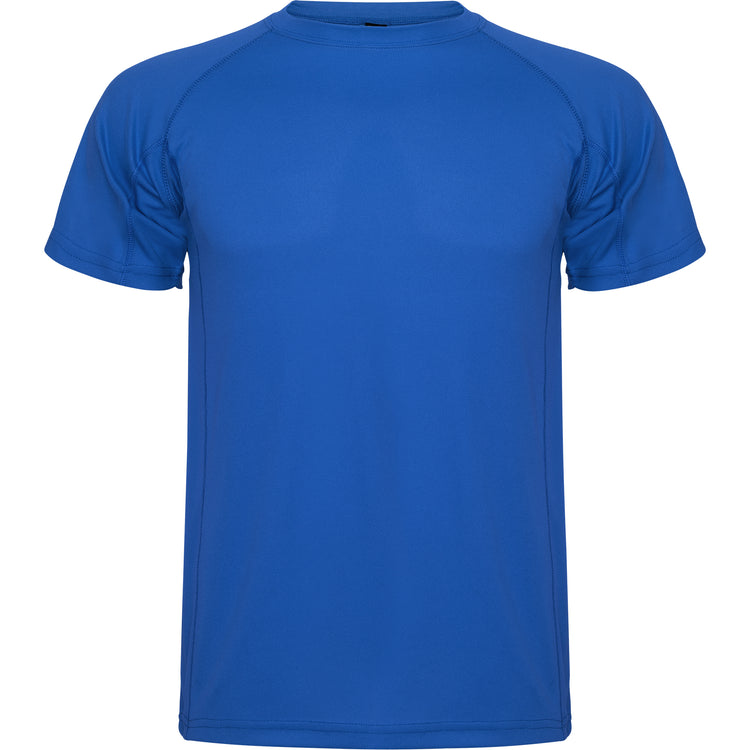 Camiseta técnica militar personalizada azul royal delante