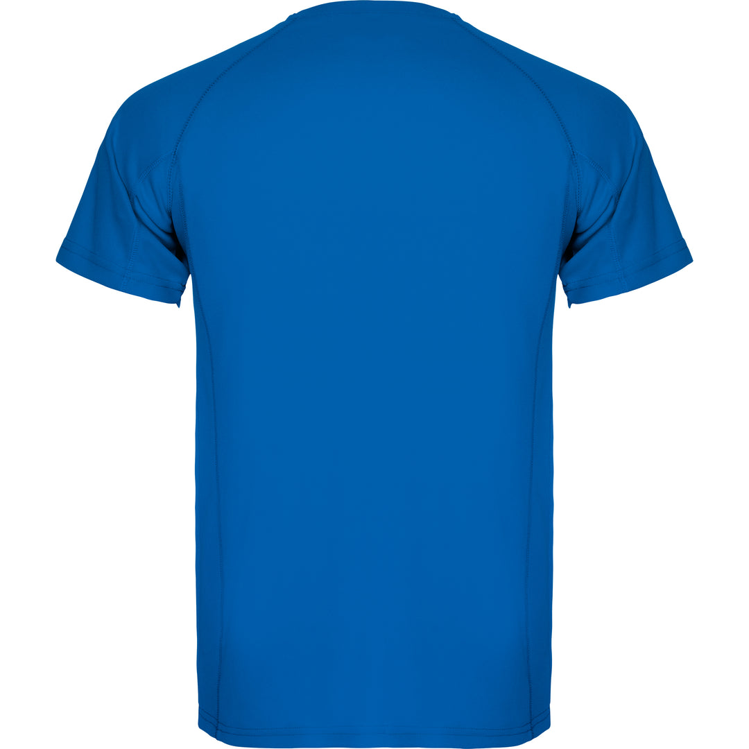 Camiseta técnica militar personalizada azul royal detrás