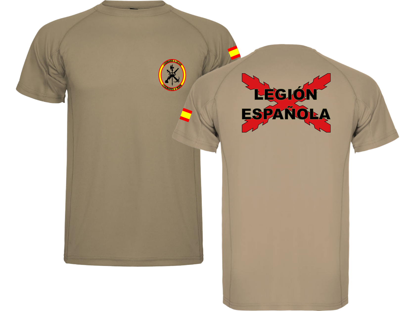 Camiseta Blanca Legión Bolsillo