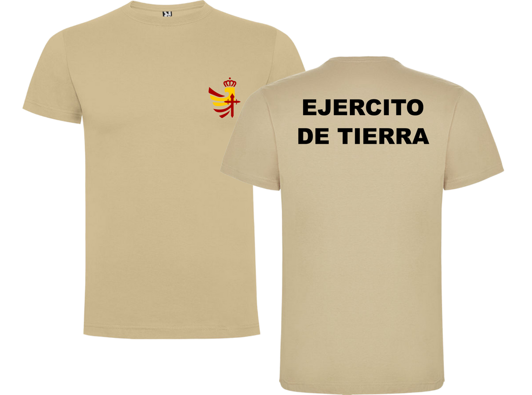 Camiseta militar Ejército de tierra de algodón - Tienda Militar