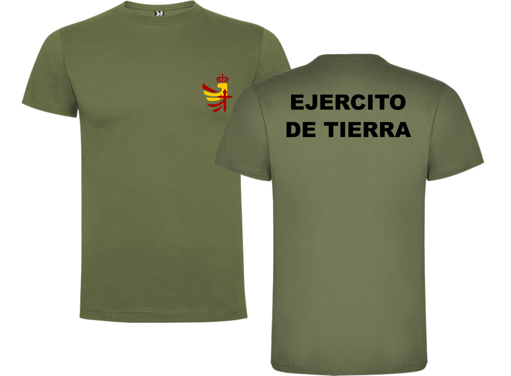 Camiseta militar Ejército de tierra de algodón - Tienda Militar