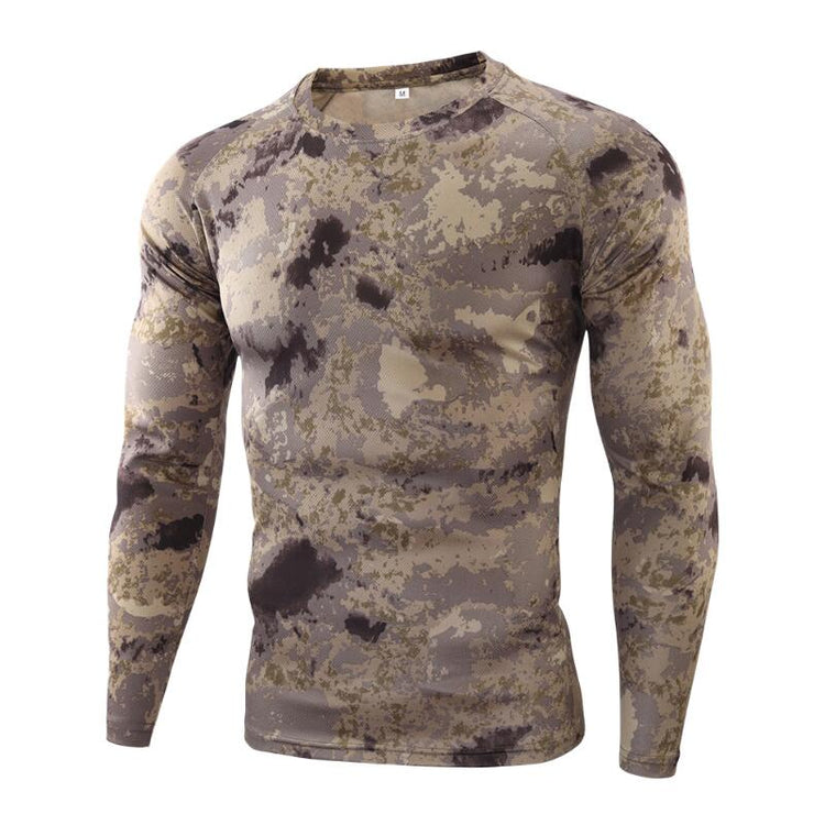 Camiseta militar de manga larga para hombre (envío gratis) - Tienda Militar