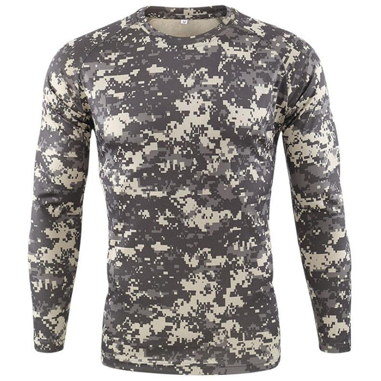 Camiseta militar de manga larga para hombre (envío gratis) - Tienda Militar