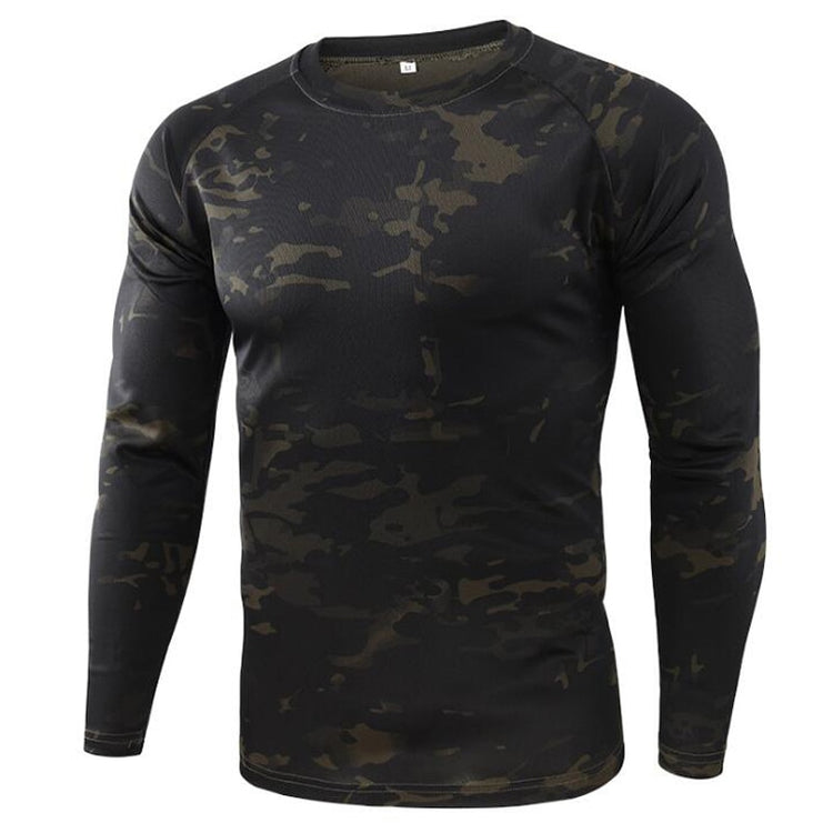 Camiseta militar de manga larga para hombre (envío gratis) - Tienda Militar