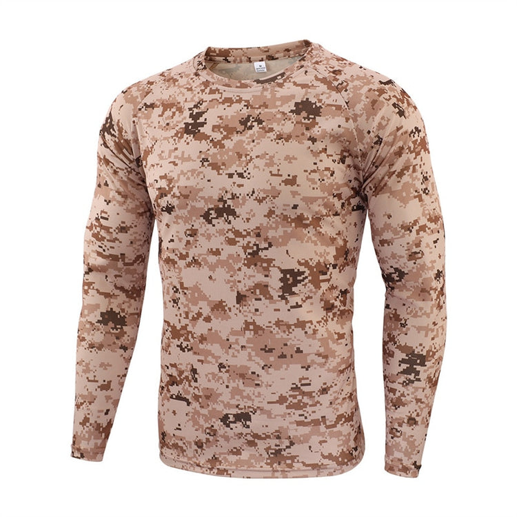 Camiseta militar de manga larga para hombre (envío gratis) - Tienda Militar