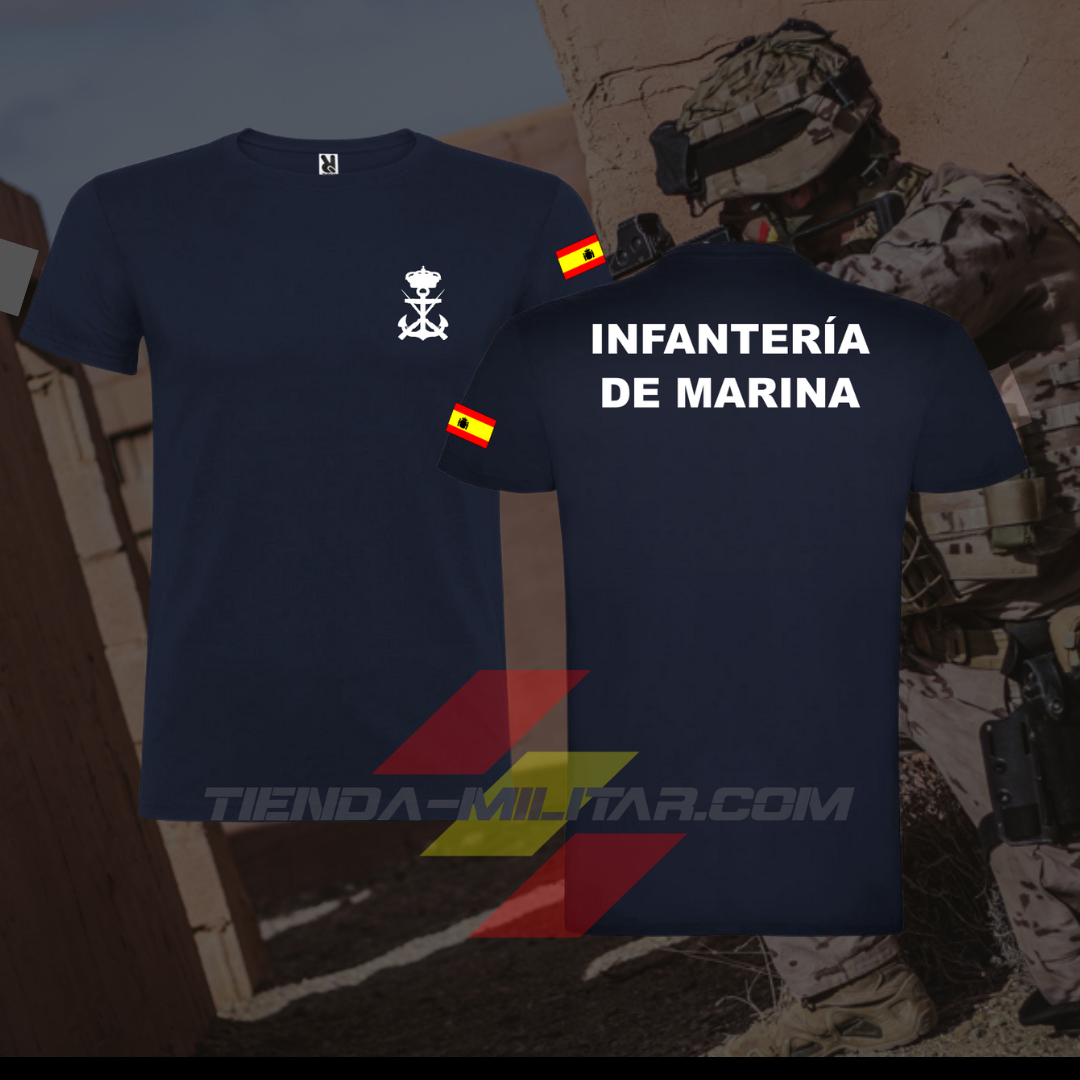 Camiseta Infantería de Marina de algodón premium - Tienda Militar