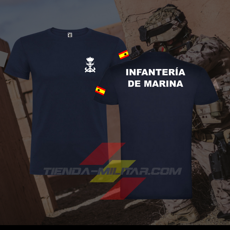 Camiseta Infantería de Marina de algodón premium - Tienda Militar