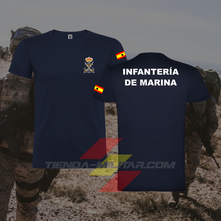 Camiseta Infantería de Marina de algodón premium - Tienda Militar