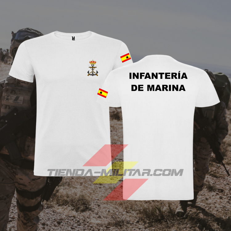 Camiseta Infantería de Marina de algodón premium - Tienda Militar