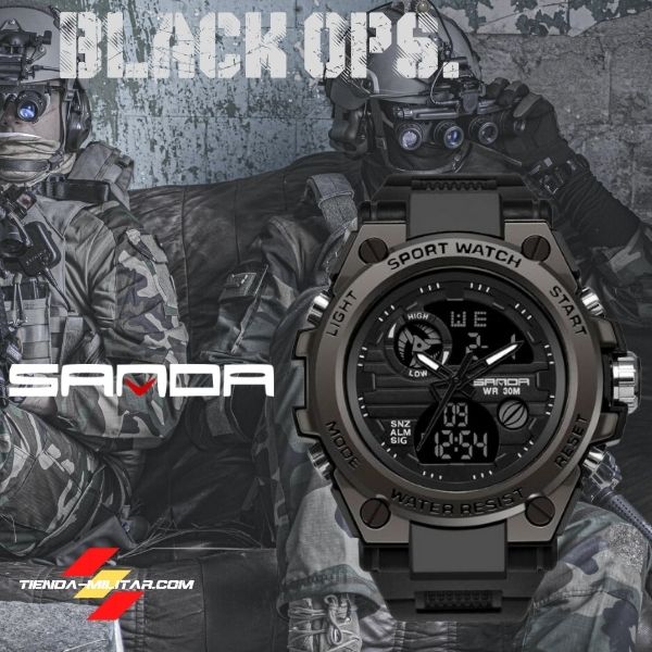 ⌚ Reloj para hombre táctico militar Sanda 🎖️ (Envío Gratis)