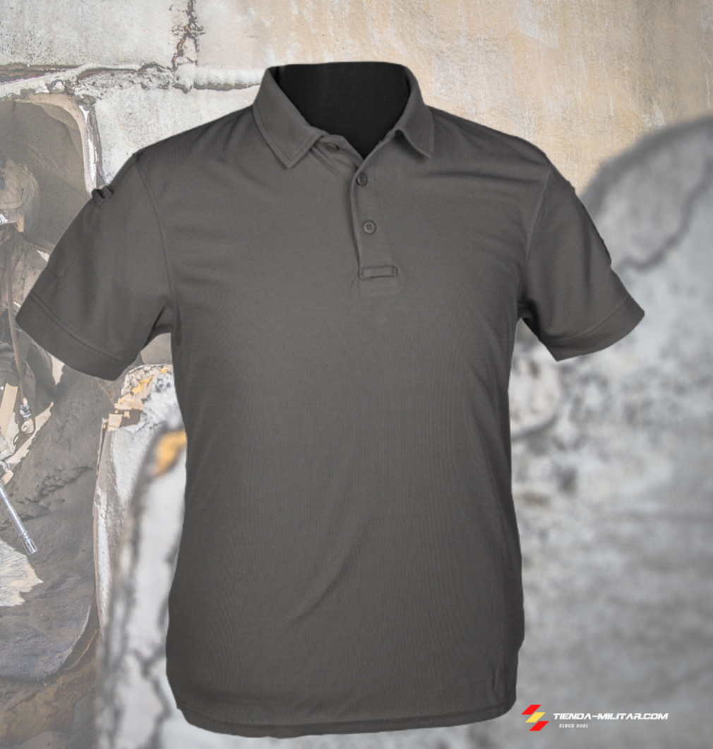 Polo táctico Mil-Tec de manga corta "Quick Dry" - Tienda Militar