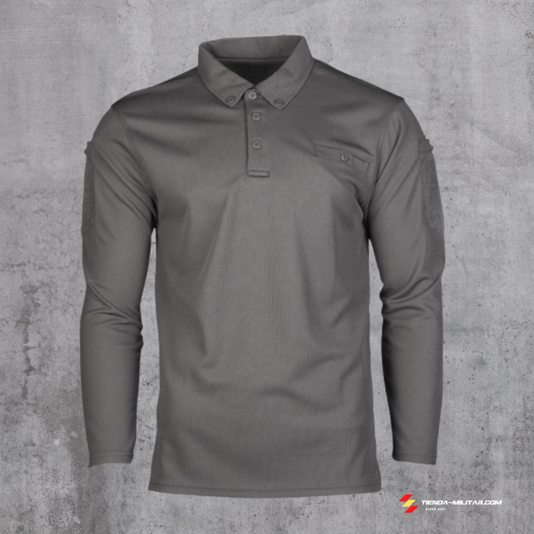 Polo táctico Mil-Tec de manga larga "Quick Dry" - Tienda Militar