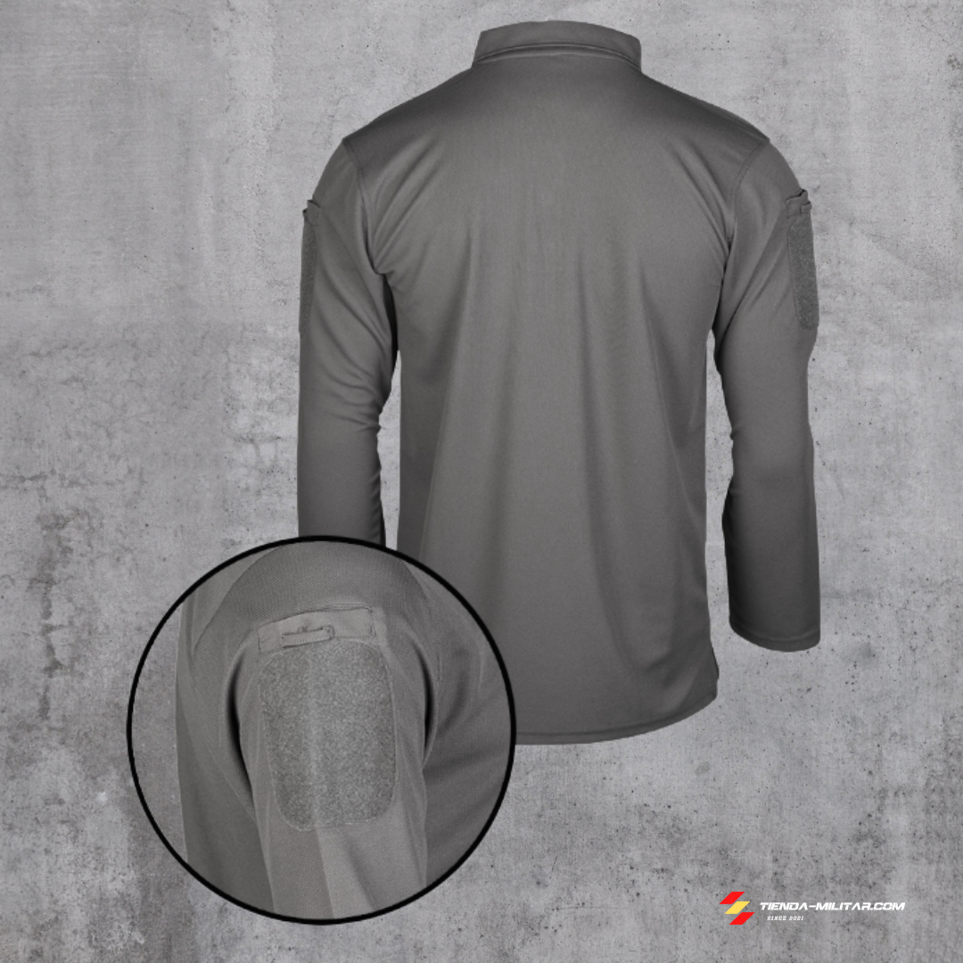 Polo táctico Mil-Tec de manga larga "Quick Dry" - Tienda Militar