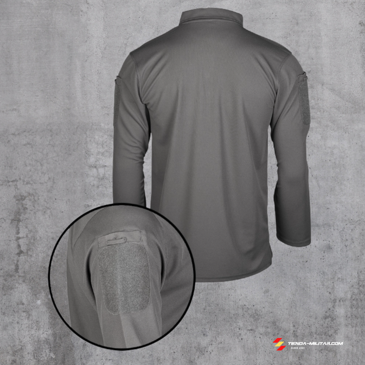 Polo táctico Mil-Tec de manga larga "Quick Dry" - Tienda Militar