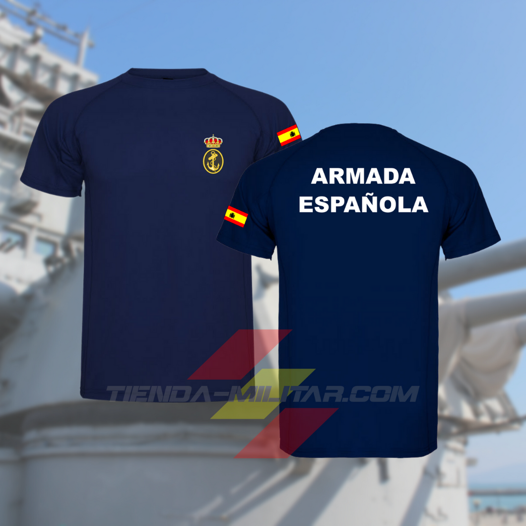 Camiseta Técnica de la ARMADA ESPAÑOLA - Tienda Militar