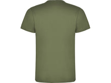 Cargar imagen en el visor de la galería, Camiseta para hombre de algodón en Verde Militar espalda
