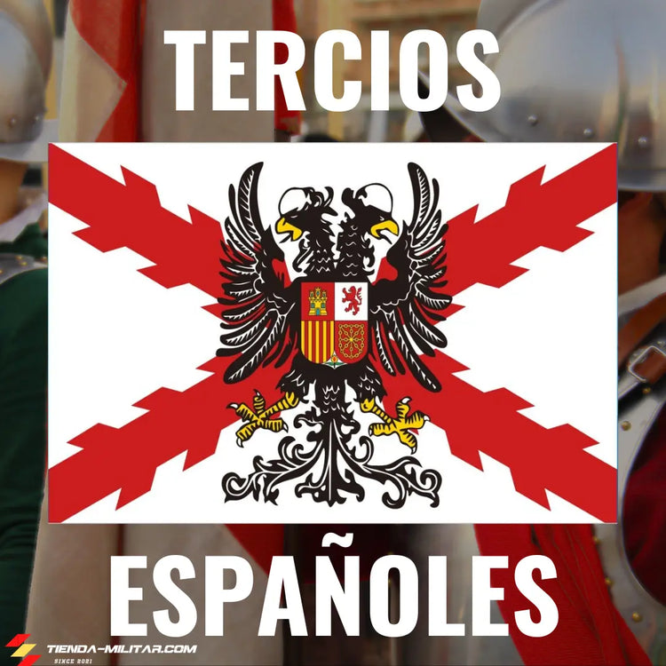 🥇 La GLORIOSA BANDERA de los TERCIOS DE FLANDES (Envío Gratis) 🔝 - Tienda Militar