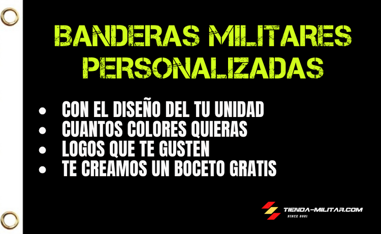 Banderas militares Personalizadas 60x90 cm