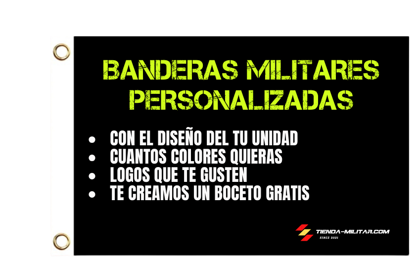 Bandera Militar Personalizada 60x90