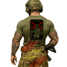 Cargar imagen en el visor de la galería, Camiseta algodón TIEMPOS DUROS HOMBRES FUERTES
