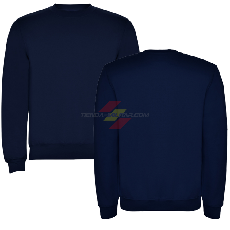 Sudadera militar personalizada sin capucha Depredador Hispano - detalle zona de personalización delantera