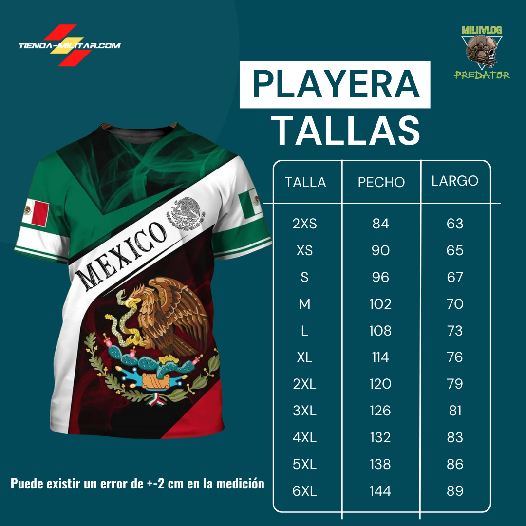 Playera Militar de México