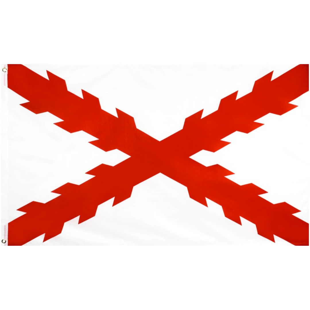 Bandera Cruz de Borgoña 150x90 cm