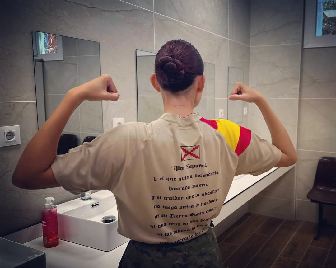 Camiseta Técnica España Doble Campeona | Depredador Hispano ⭐⭐