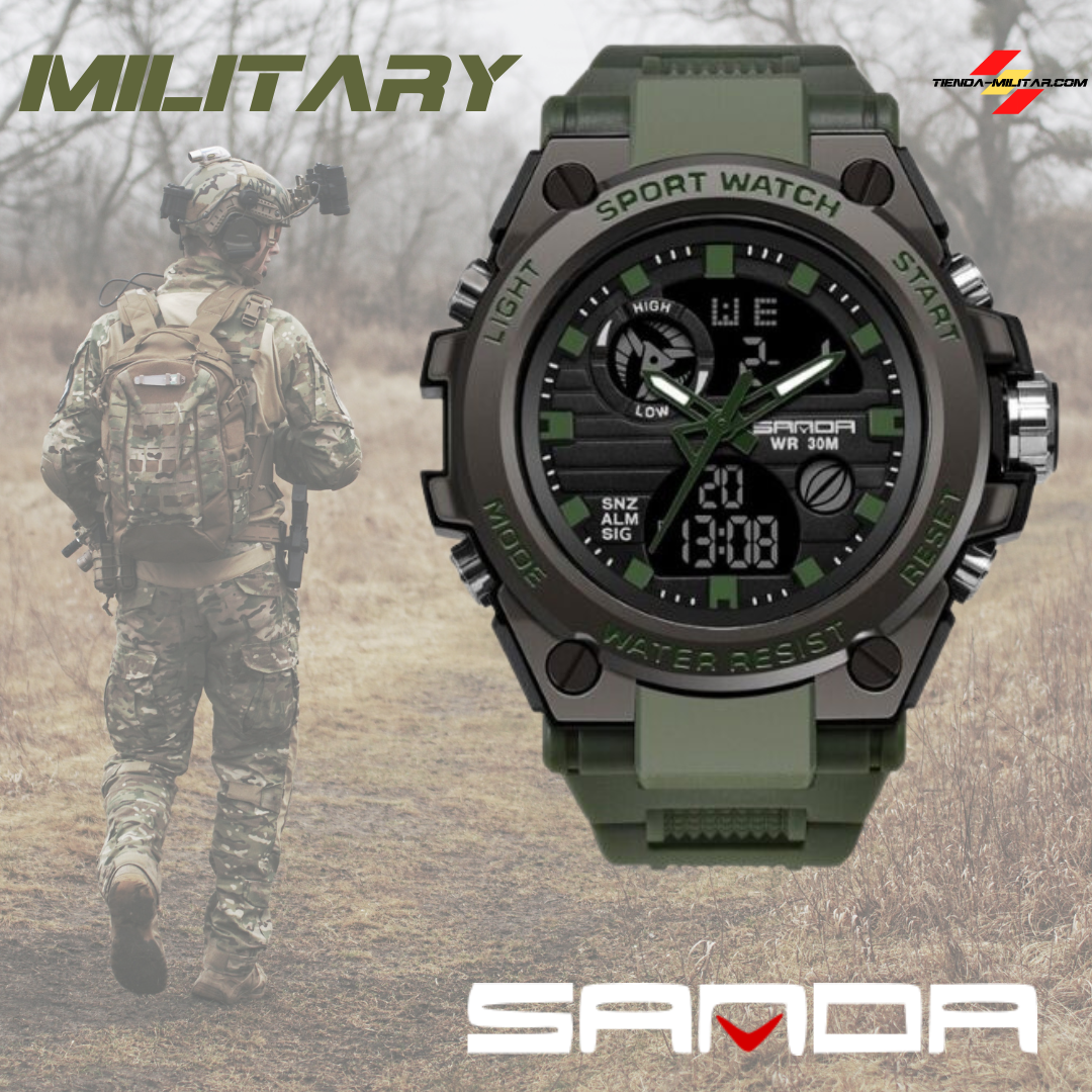 ⌚ Reloj para hombre táctico militar Sanda 🎖️ (Envío Gratis) - Tienda Militar
